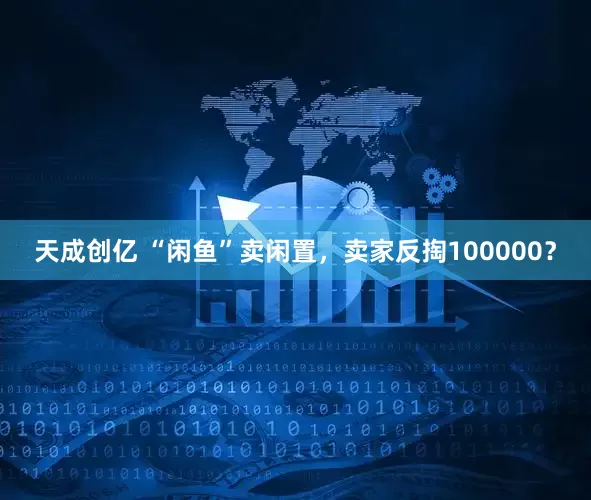 天成创亿 “闲鱼”卖闲置，卖家反掏100000？