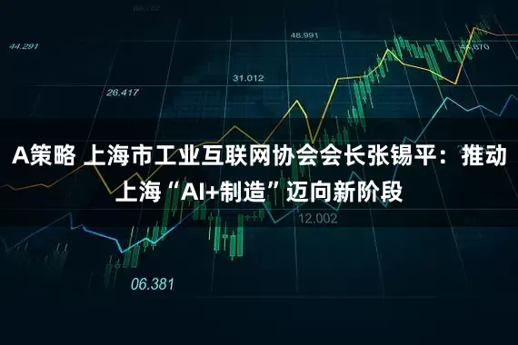 A策略 上海市工业互联网协会会长张锡平：推动上海“AI+制造”迈向新阶段